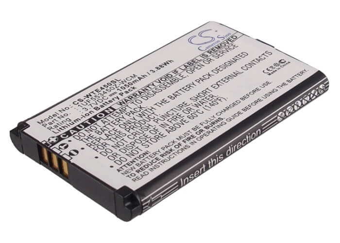 3.7V, 1050mAh, Li-ion Battery fits Bamboo, Cth-470k-de, Cth-470k-en, 3.885Wh