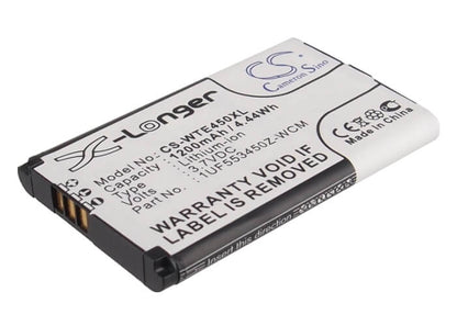 3.7V, 1200mAh, Li-ion Battery fits Wacom, Cth-470, Cth-470s, 4.44Wh