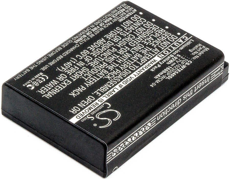 3.7V, 1600mAh, Li-ion Battery fits Wacom, Intuos4 Wireless, Ptk-540wl, 5.92Wh