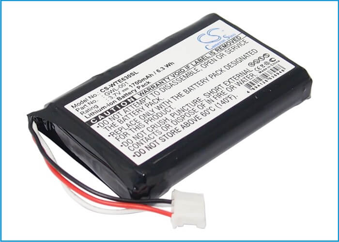 3.7V, 1700mAh, Li-ion Battery fits Wacom, Airliner Ws100 Tablet, Cte-620bt, 6.29Wh