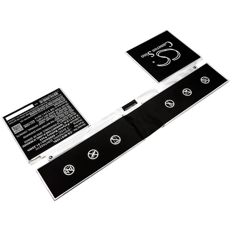 7.5V, 5500mAh, Li-Polymer Battery fits Microsoft, Surface Book 1 13.5 Inch, Surface Book 2 13.5 Inch, 41.25Wh