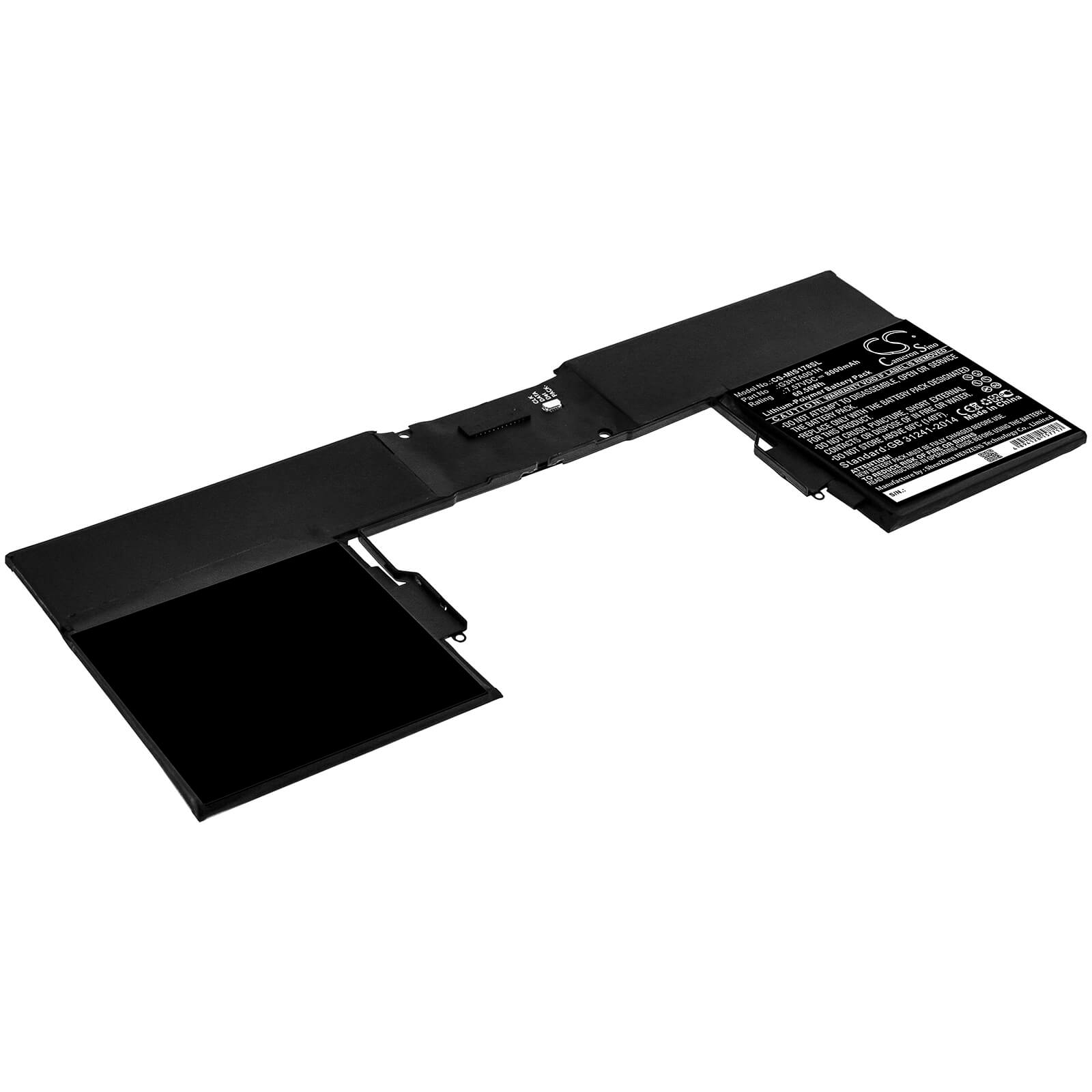 7.59V, 8900mAh, Li-Polymer Battery fits Microsoft, Surface Book 1785 Keyboard, 67.551Wh