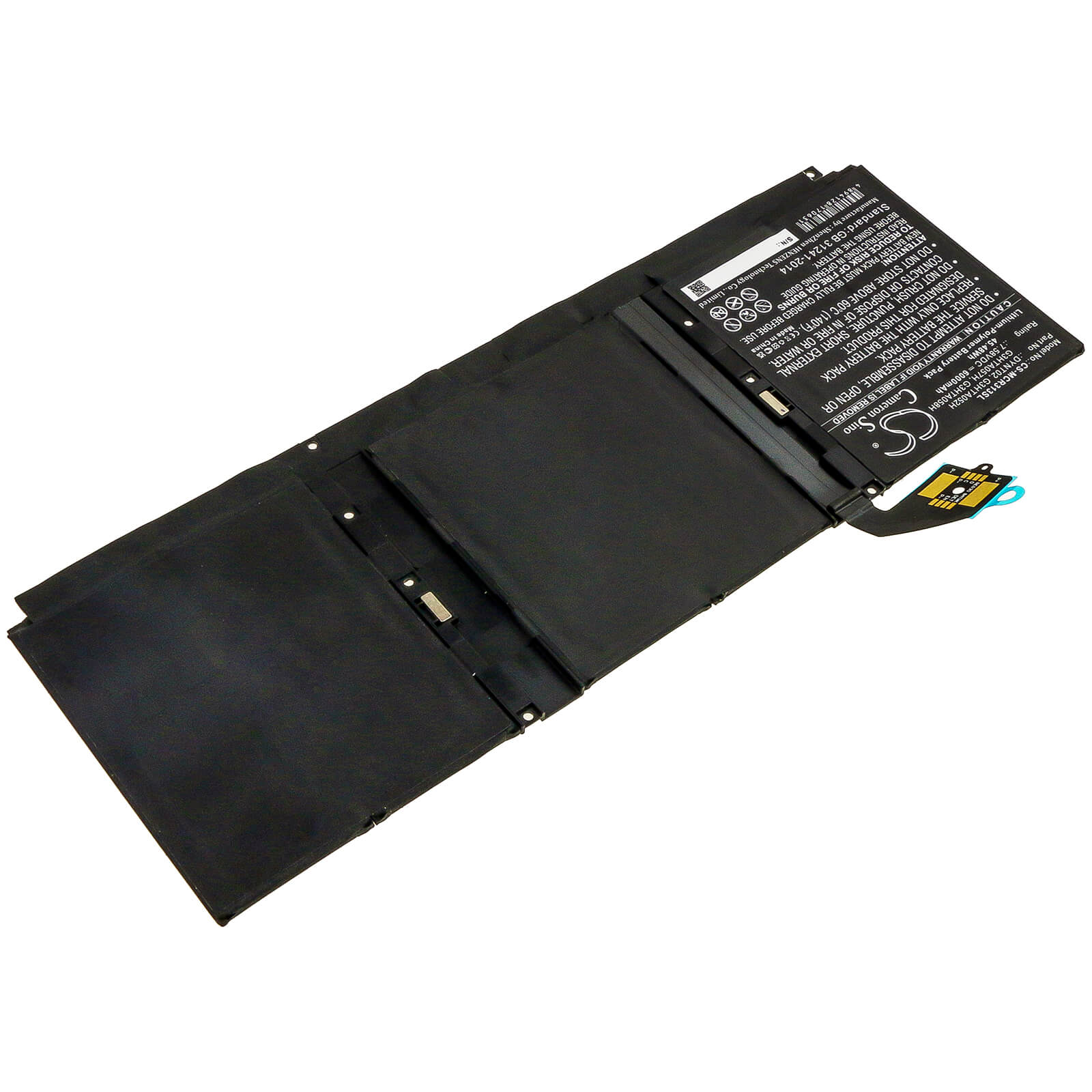 7.58V, 6000mAh, Li-Polymer Battery fits Microsoft, Surface Book 3 13 Core I5-1035, Surface Book 3 15 1872, 45.48Wh