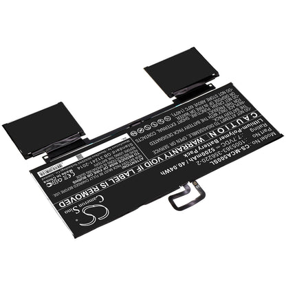 7.7V, 5200mAh, Li-Polymer Battery fits Google, Pixelbook, 40.04Wh