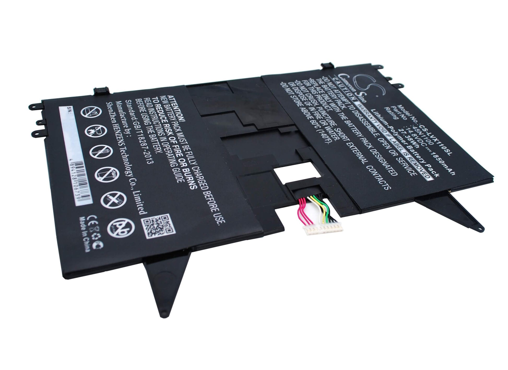 14.8V, 1850mAh, Li-Polymer Battery fits Lenovo, Thinkpad X1 Helix Tablet Pc, 27.38Wh