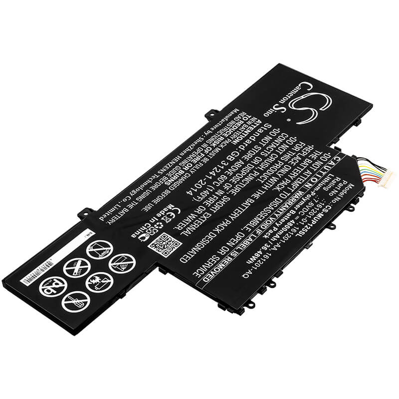 7.6V, 4800mAh, Li-Polymer Battery fits Xiaomi, Air 12.5, R10b01w, 36.48Wh