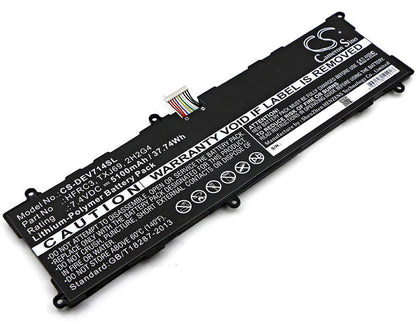 7.4V, 5100mAh, Li-Polymer Battery fits Dell, Venue 11 Pro 7140, Venue 11 Pro 7140 Tablet, 37.74Wh