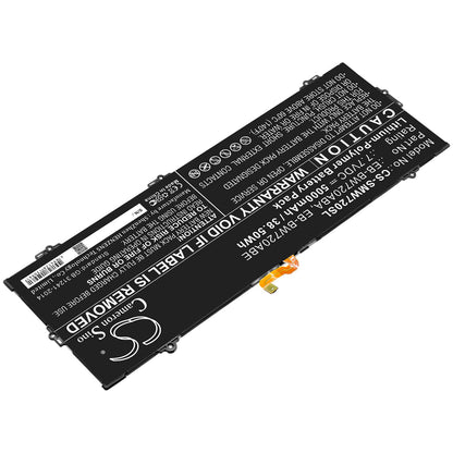 7.7V, 5000mAh, Li-Polymer Battery fits Samsung, Galaxy Book 12, Galaxy Book 12.0, 38.5Wh