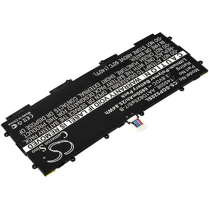 3.8V, 6800mAh, Li-Polymer Battery fits Samsung, Galaxy Tab 3 10.1, Gt-p5200, 25.84Wh