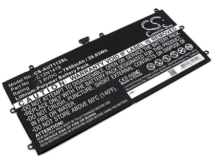 3.8V, 7850mAh, Li-Polymer Battery fits Asus, Transformer Book T100 Chi, Transformer Book T100chi-fg003, 29.83Wh