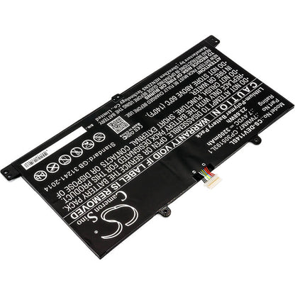 7.4V, 3200mAh, Li-Polymer Battery fits Dell, Cfc6c, D1r74, 23.68Wh