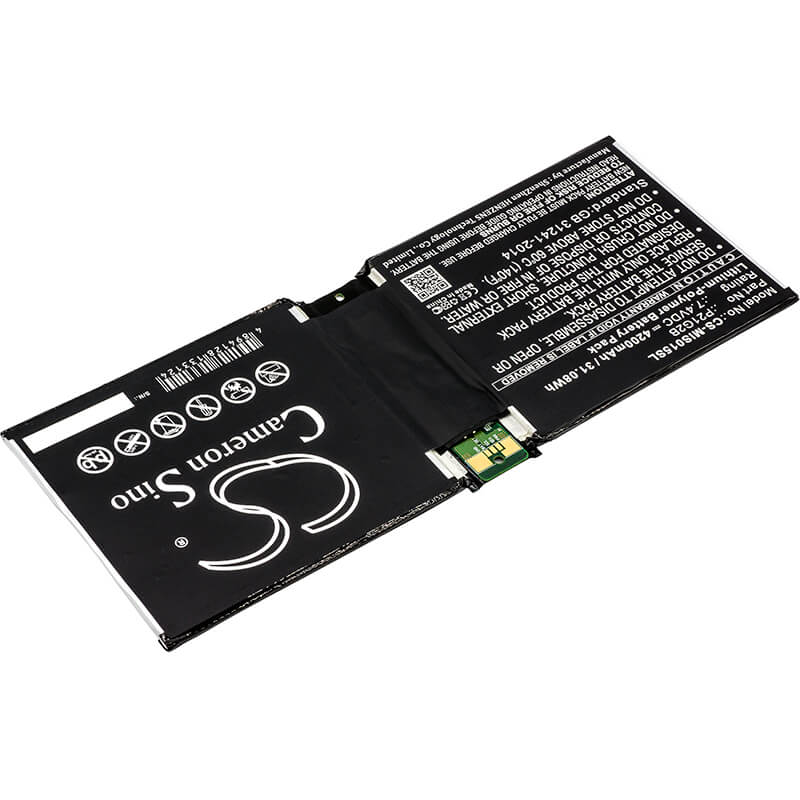 7.4V, 4200mAh, Li-Polymer Battery fits Microsoft, Surface 2, Surface 2 10.6", 31.08Wh