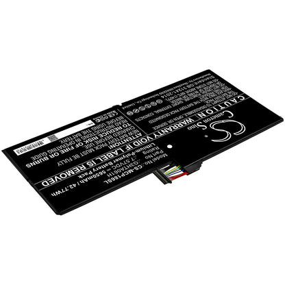 7.57V, 5650mAh, Li-Polymer Battery fits Microsoft, Surface Pro 7, Surface Pro 7 1866, 42.7705Wh