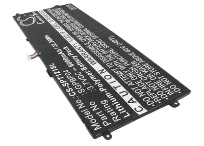 3.7V, 6000mAh, Li-Polymer Battery fits Sony, Gpt121, Sgpt121us/s, 22.2Wh