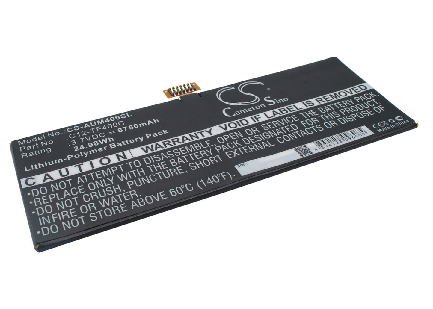 3.7V, 6750mAh, Li-Polymer Battery fits Asus, Tf303cl, Tf303cl 1d, 24.975Wh
