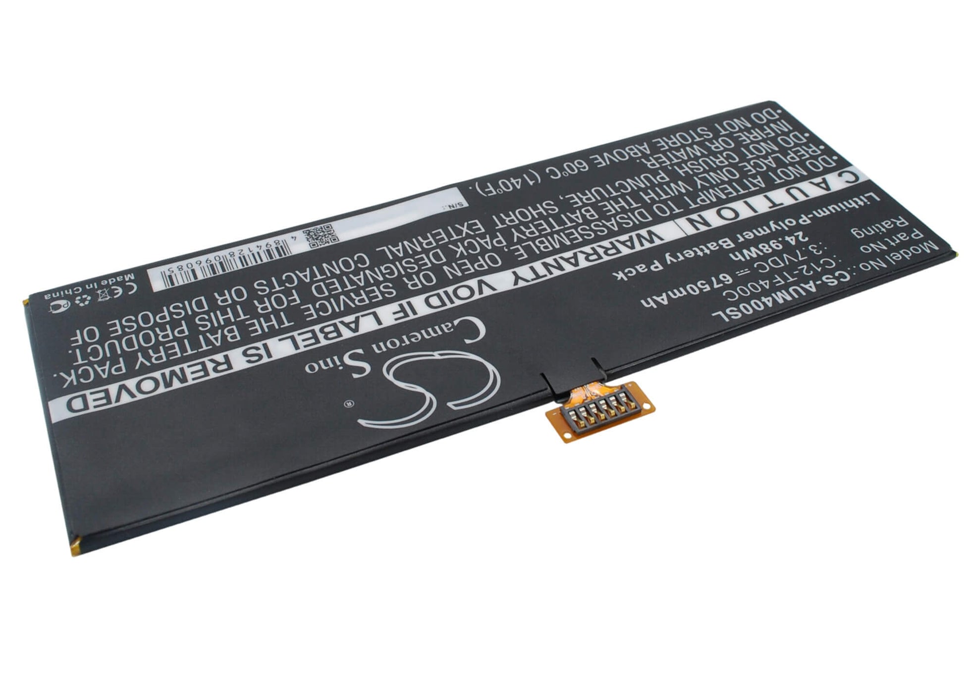 3.7V, 6750mAh, Li-Polymer Battery fits Asus, Tf303cl, Tf303cl 1d, 24.975Wh