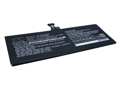 7.4V, 2950mAh, Li-Polymer Battery fits Asus, Vivotab Tf600t, 21.83Wh