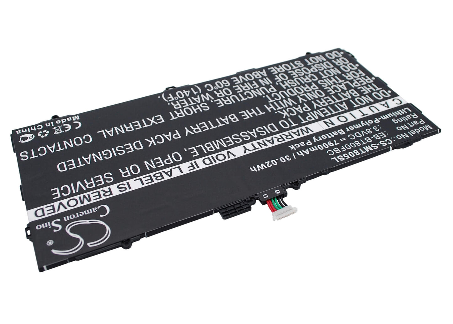 CS-SMT805SL, Tablet 3.8V, 7900mAh, Li-Polymer Battery fits Samsung, Chagall, Galaxy Tab S 10.5, 30.02Wh
