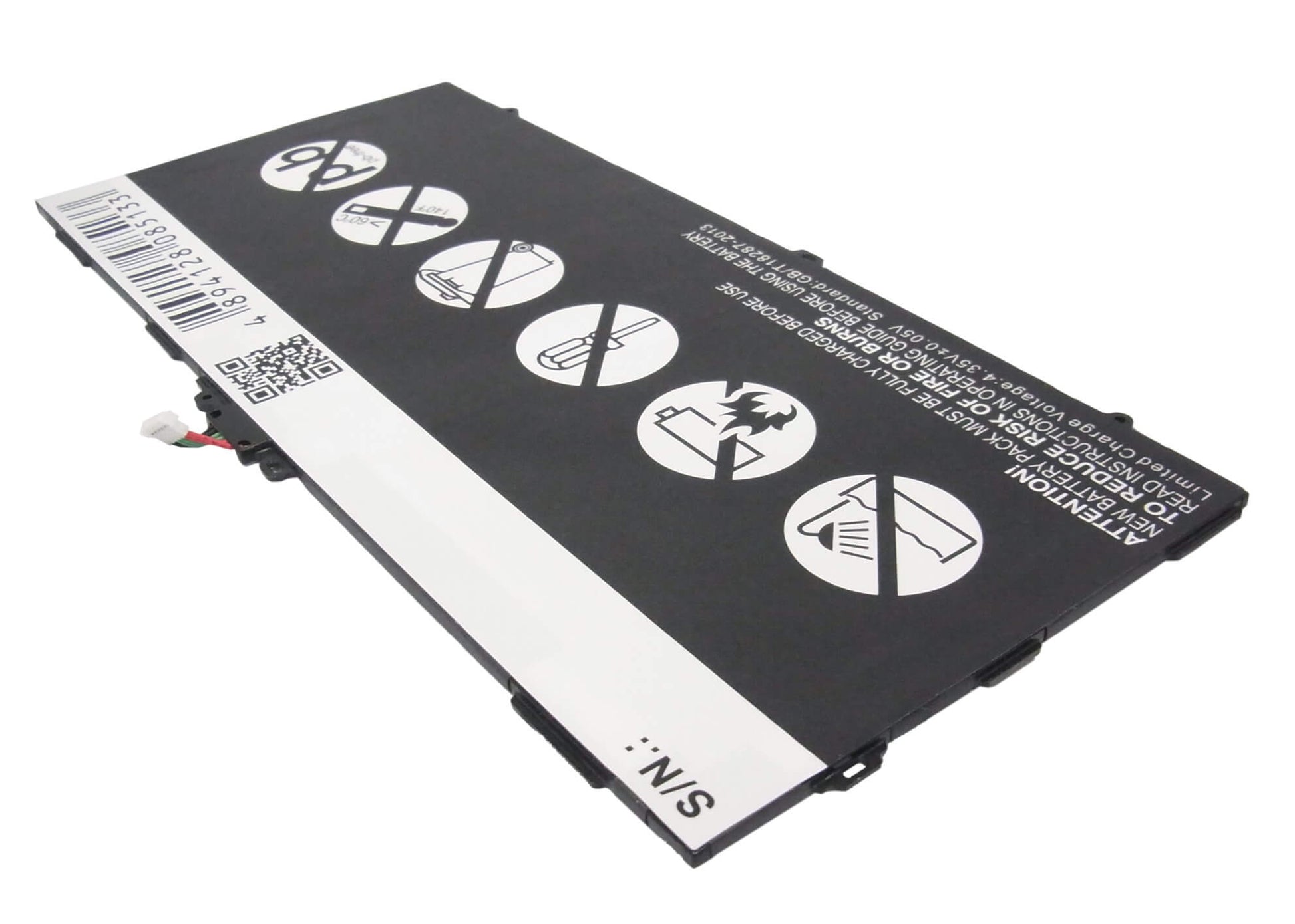 CS-SMT800SL, Tablet 3.8V, 7900mAh, Li-Polymer Battery fits Samsung, Chagall, Galaxy Tab S 10.5, 30.02Wh
