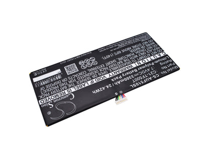 7.4V, 3300mAh, Li-Polymer Battery fits Asus, Transformer Pad Tf500t, 24.42Wh