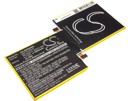 3.7V, 6000mAh, Li-Polymer Battery fits Amazon, 3ht7g, Kindle Fire 8.9", 22.2Wh