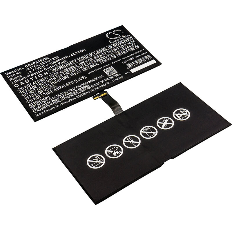 3.77V, 10800mAh, Li-Polymer Battery fits Apple, A1670, A1671, 40.716Wh