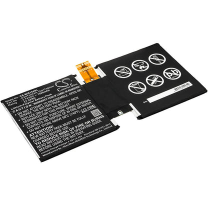 3.78V, 7200mAh, Li-Polymer Battery fits Microsoft, Msk-1645, Surface 3 10.8", 27.216Wh