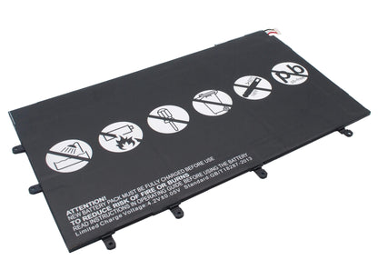 3.7V, 6000mAh, Li-Polymer Battery fits Sony, Sgp321, So-03e, 22.2Wh
