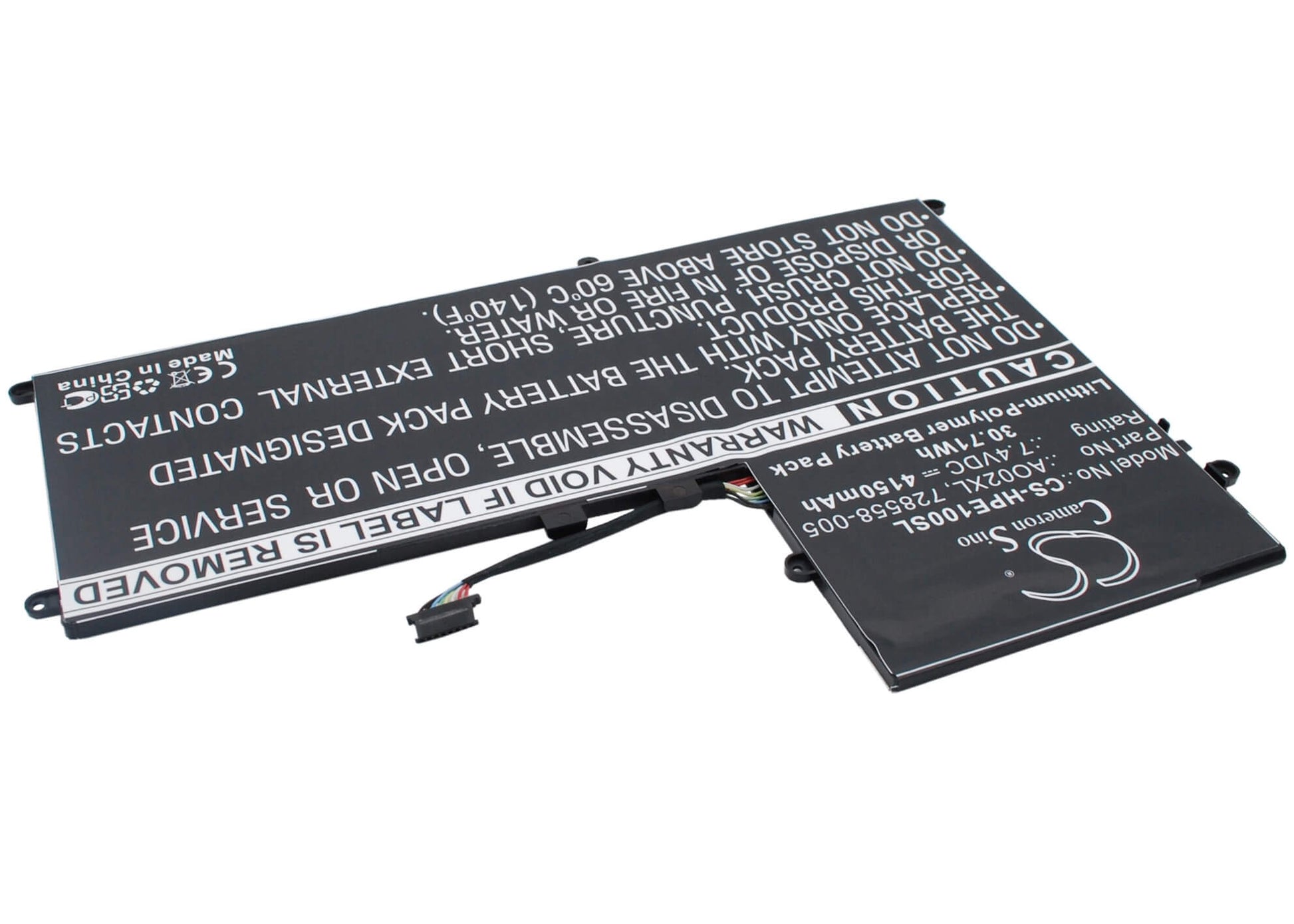 7.4V, 4150mAh, Li-Polymer Battery fits Hp, Elitepad 1000, Elitepad 1000 G2, 30.71Wh