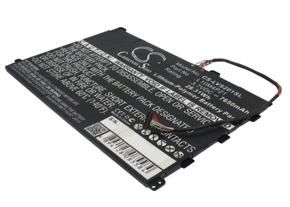 3.7V, 7650mAh, Li-Polymer Battery fits Lenovo, Ideapad S2010, 28.305Wh