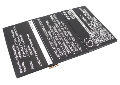 3.7V, 11500mAh, Li-Polymer Battery fits Apple, A1389, A1403a, 42.55Wh