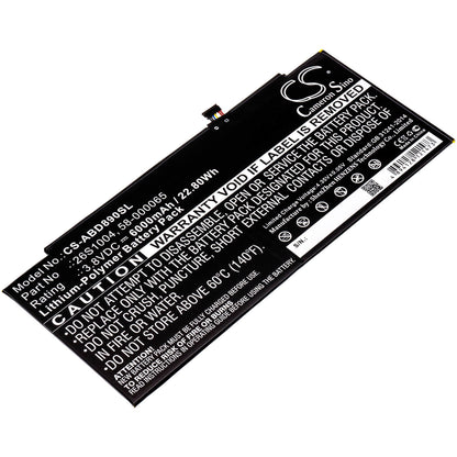 3.8V, 6000mAh, Li-Polymer Battery fits Amazon, Gpz45rw, Gu045rw, 22.8Wh
