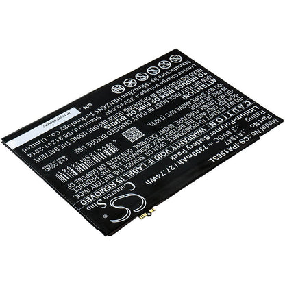 3.8V, 7300mAh, Li-Polymer Battery fits Apple, A1547, A1566, 27.74Wh