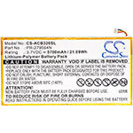 3.7V, 5700mAh, Li-Polymer Battery fits Acer, A3-a40, A3-a50, 21.09Wh