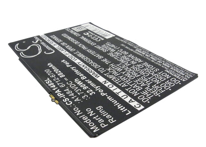 3.73V, 8820mAh, Li-Polymer Battery fits Apple, 1823, A1474, 32.8986Wh
