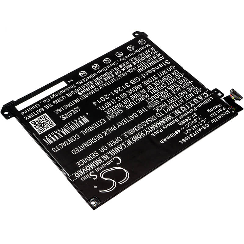 7.6V, 4900mAh, Li-Polymer Battery fits Asus, Transformer Book T300chi, 37.24Wh
