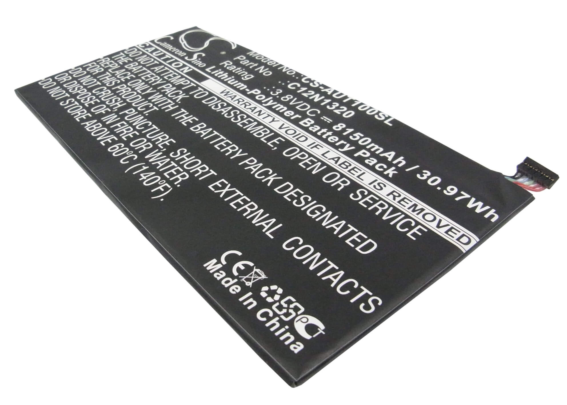 3.8V, 8150mAh, Li-Polymer Battery fits Asus, T100, T100t, 30.97Wh