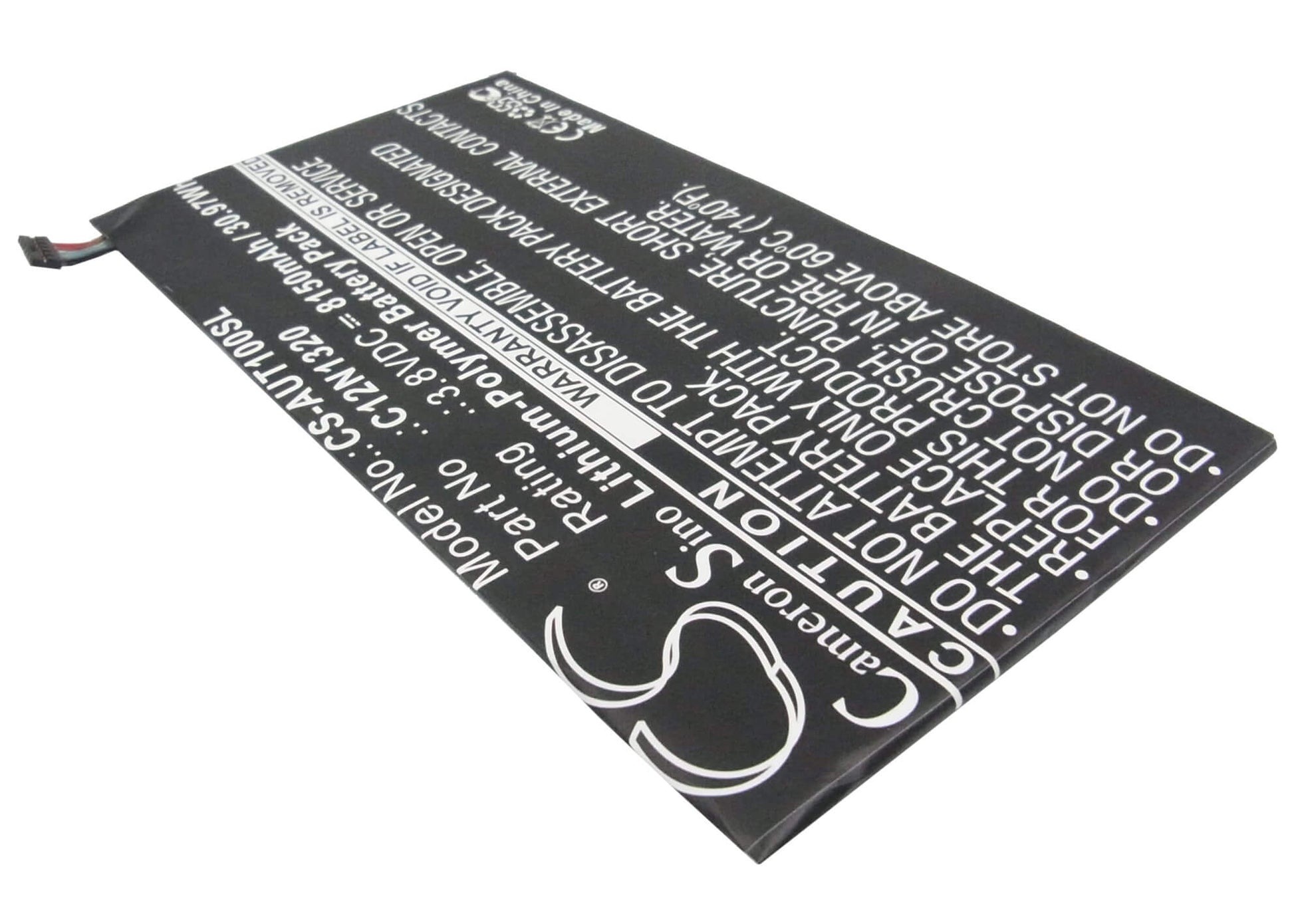 3.8V, 8150mAh, Li-Polymer Battery fits Asus, T100, T100t, 30.97Wh