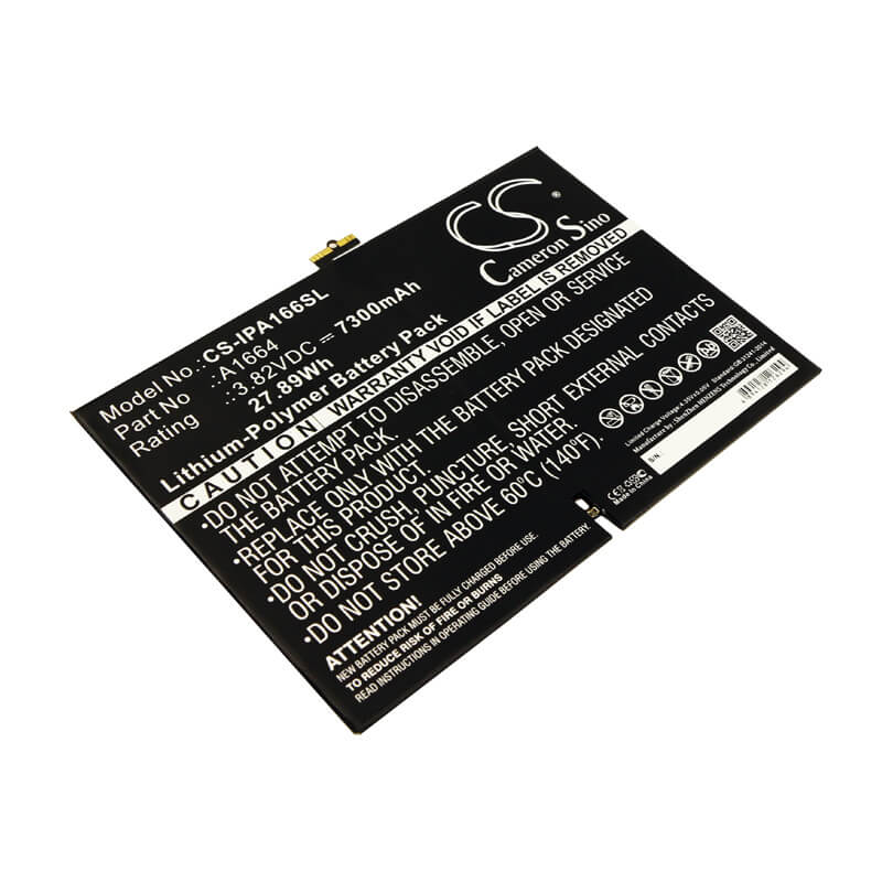 3.82V, 7300mAh, Li-Polymer Battery fits Apple, A1673, A1674, 27.886Wh