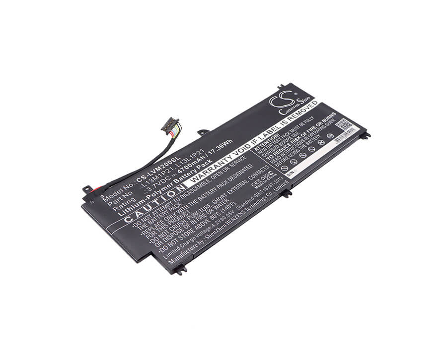 3.7V, 4700mAh, Li-Polymer Battery fits Lenovo, 20326-r, Ideatab Miix, 17.39Wh