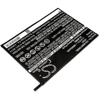 3.8V, 8600mAh, Li-Polymer Battery fits Bq, E10, E10 Tablet, 32.68Wh