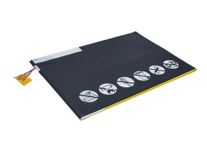 3.7V, 8000mAh, Li-Polymer Battery fits Hp, 2201, Slate 10 Plus, 29.6Wh