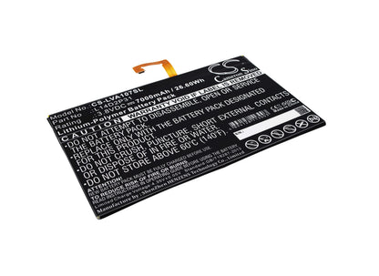 3.8V, 7000mAh, Li-Polymer Battery fits Lenovo, A10-70, A10-70f, 26.6Wh