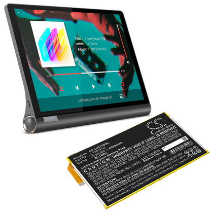 3.85V, 6800mAh, Li-Polymer Battery fits Lenovo, Yoga Smart Tab, Yt-x705f, 26.18Wh
