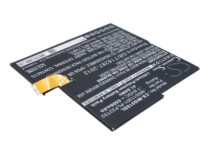 7.6V, 5500mAh, Li-Polymer Battery fits Microsoft, 4ym-00001, Mq2-0000, 41.8Wh