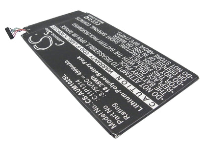 3.75V, 4900mAh, Li-Polymer Battery fits Asus, K00f, Me102, 18.375Wh