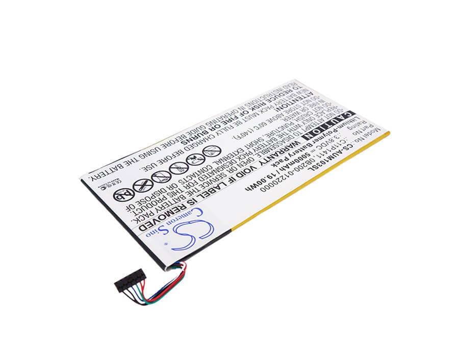 3.8V, 5000mAh, Li-Polymer Battery fits Asus, K01e, Me0310k 1b, 19Wh