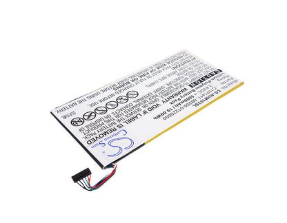 3.8V, 5000mAh, Li-Polymer Battery fits Asus, K01e, Me0310k 1b, 19Wh