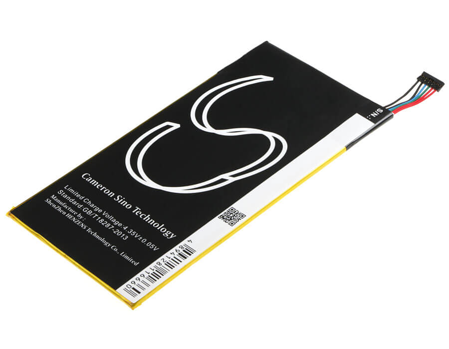 3.8V, 5000mAh, Li-Polymer Battery fits Asus, K010, Pad Transformer Pad Tf103cg, 19Wh