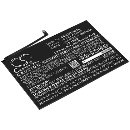 3.85V, 6800mAh, Li-Polymer Battery fits Samsung, Galaxy Tab A7 10.4 2020, Sm-t500, 26.18Wh